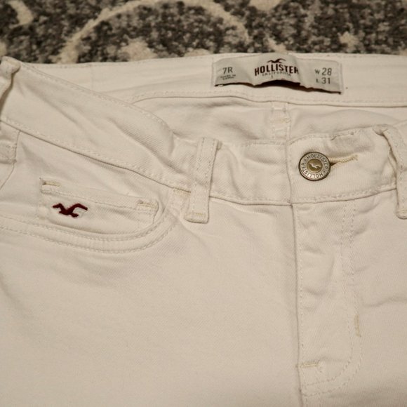 Hollister White Skinny Jeans - Picture 3 of 8